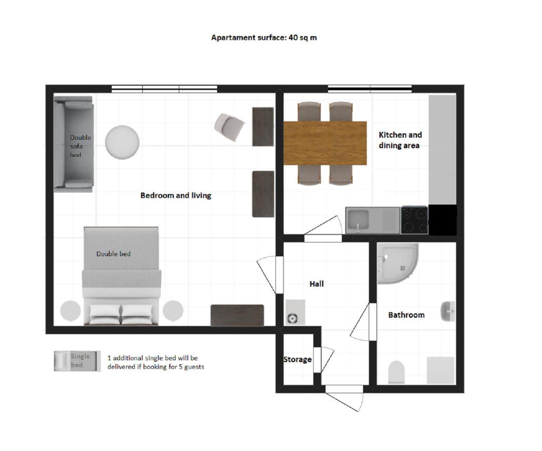 Modern Apartments 克拉科夫 外观 照片