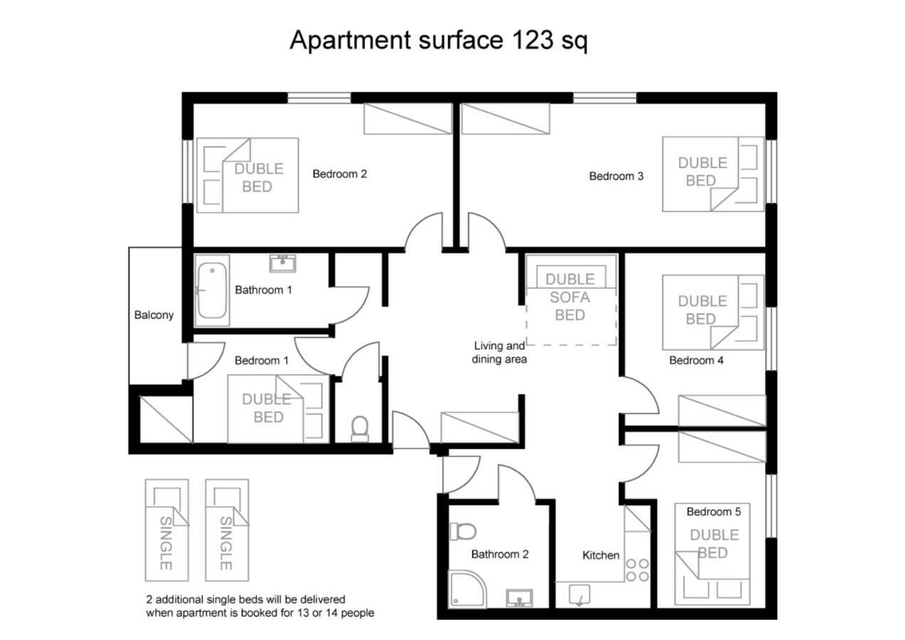 Modern Apartments 克拉科夫 外观 照片